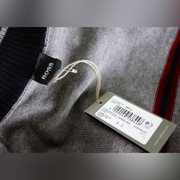 Hugo boss zip up sweater nwt Medium - Picture 4 of 5
